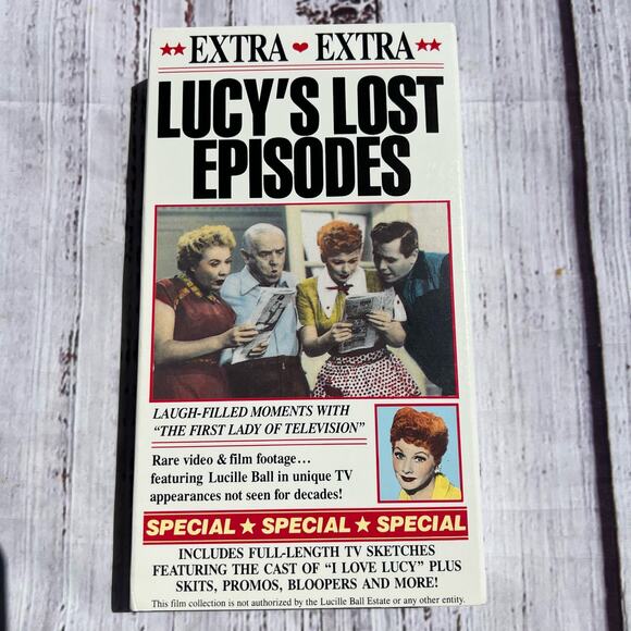 I Love Lucy Lucy's Lost Episodes VHS Tape Pre-Loved - Picture 1 of 4